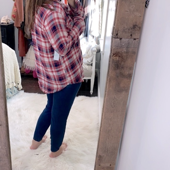 TIME and Tru red plaid new with tags size XXlarge - Picture 4 of 7